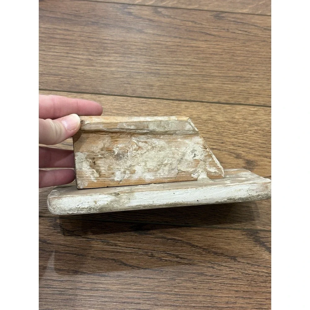 Vintage Whisk Broom Straw & Trowel / Float Primitive Farmhouse Decor